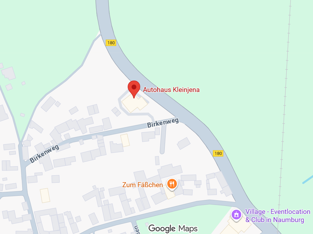 Kartenausschnitt Kleinjena