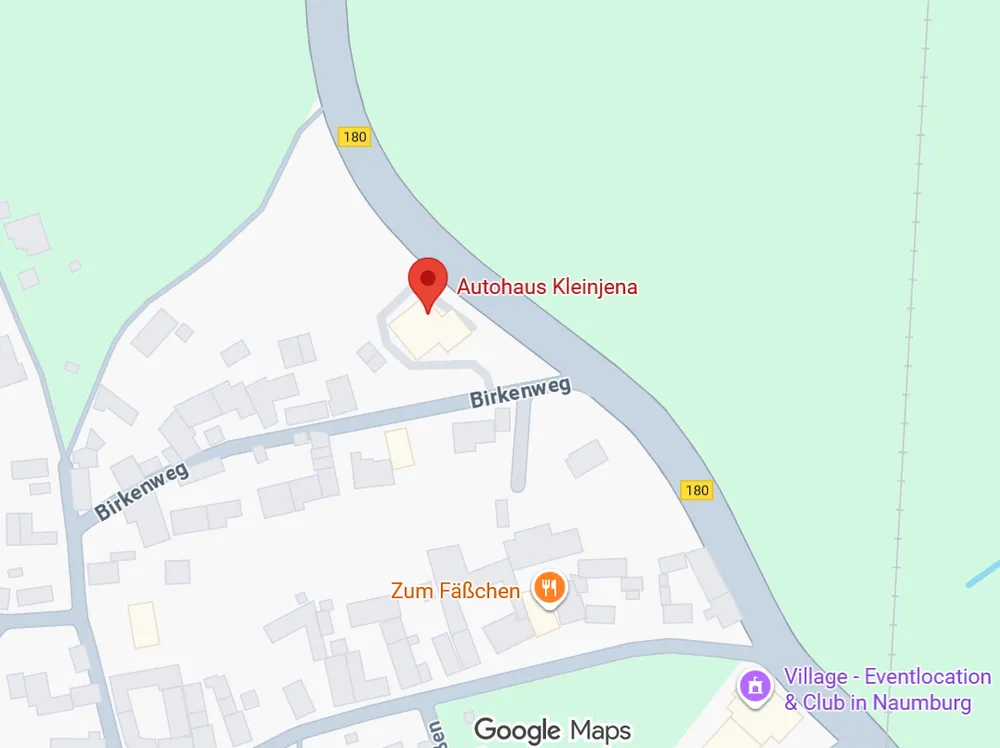 Karte Umgebung Kleinjena